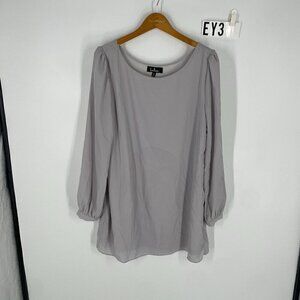 Lulus gray long sleeve mini dress XL